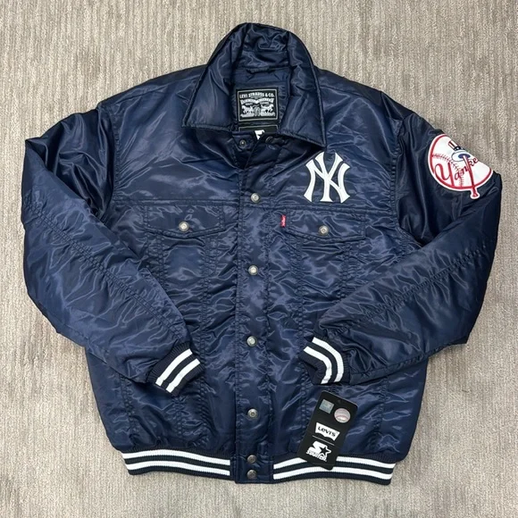 Levi’s x Starter NY Yankees Jacket NWT Size Large - Picture 8 of 16